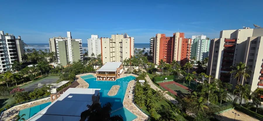 Magnífico apto duplex, vista mar